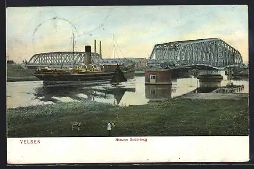AK Velsen, Nieuwe Spoorbrug