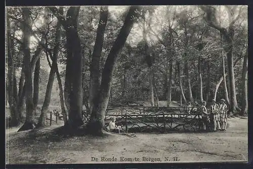 AK Bergen /N. H., De Ronde Kom