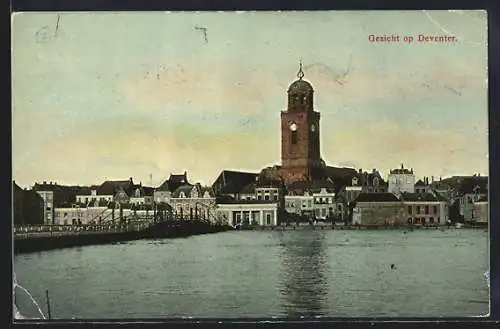 AK Deventer, Gezicht op Deventer