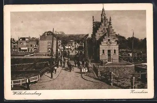 AK Zaandam, Wilhelminabrug