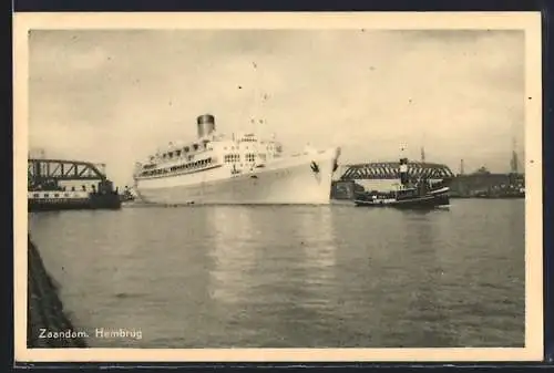 AK Zaandam, Hambrug, Schip