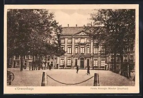 AK s`Gravenhage, Paleis Koninin Moeder