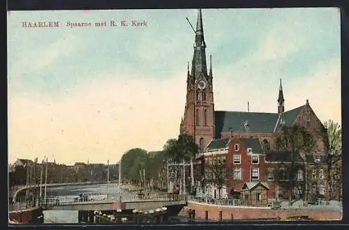 AK Haarlem, Spaarne met R. K. Kerk