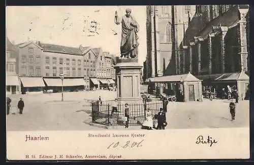 AK Haarlem, Standbeeld Laurens Koster