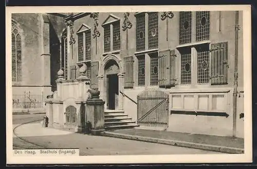 AK Den Haag, Stadhuis Ingang
