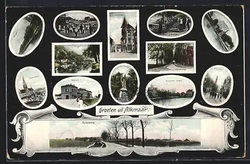 AK Alkmaar, Singel, Station, Zilverstraat