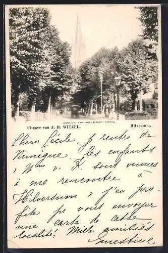 AK Hilversum, Blick auf die Kirche