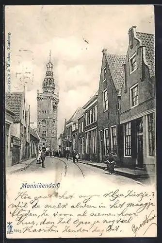 AK Monnikendam, Strassenpartie im Ort