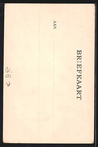 AK Monnikendam, Strassenpartie mit Kirche