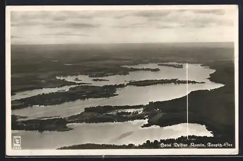 AK Egsdorf / Teupitzsee, Fliegeraufnahme der Gegend