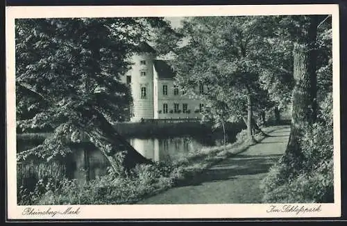AK Rheinsberg-Mark, Im Schlosspark
