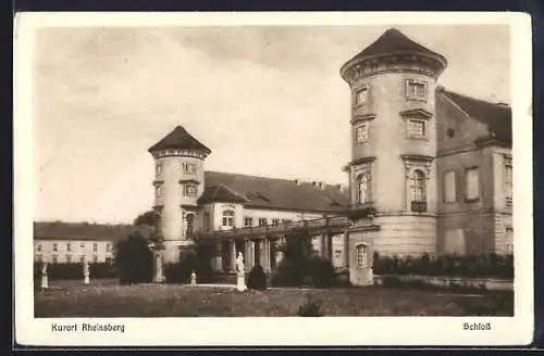 AK Rheinsberg, Blick auf das Schloss