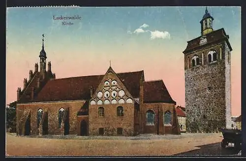 AK Luckenwalde, Blick auf die Kirche