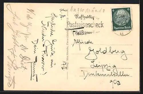 AK Niederfinow, Schiffshebenwerk des Hohenzollernkanals 1934