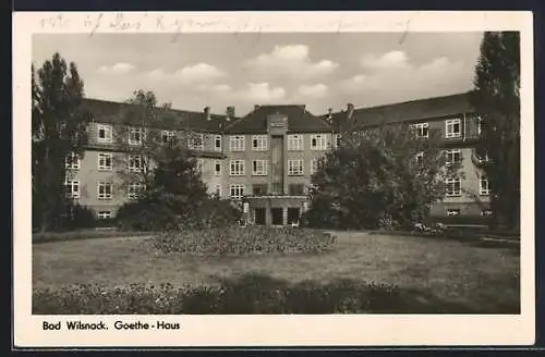 AK Bad Wilsnack, Goethehaus