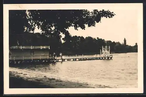 AK Gross-Köris, Blick auf das Strandbad