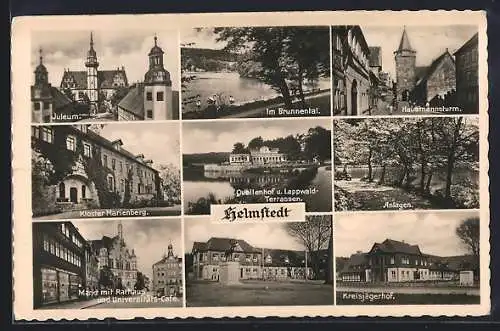 AK Helmstedt, Juleum, Im Brunnental, Hausmannsturm, Kloster Marienberg, Quellenhof u. Lappwald-Terrassen u.a.