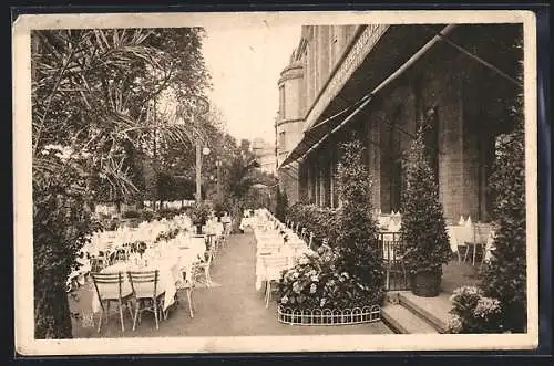 AK Berlin-Tiergarten, Weinhaus Rheingold, Terrasse, Potsdamer Platz