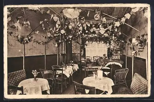 Foto-AK Berlin-Charlottenburg, Cafe Uhu, Stuttgarter Platz 10, Innenansicht