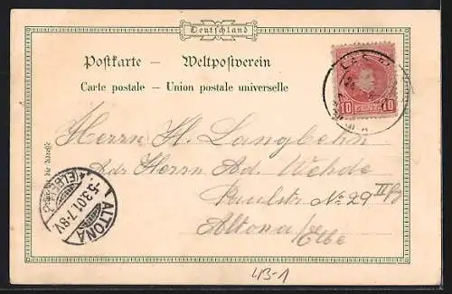 Lithographie Neptunsfeier, Aequator-Taufe, Bunte Gesellschaft auf einem Dampfer