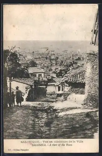 AK Salonique, Vue en miniature de la ville, A View of the Town