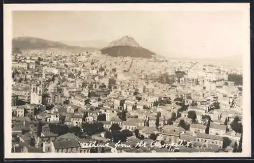 Foto-AK Athens, View from the Acropolis