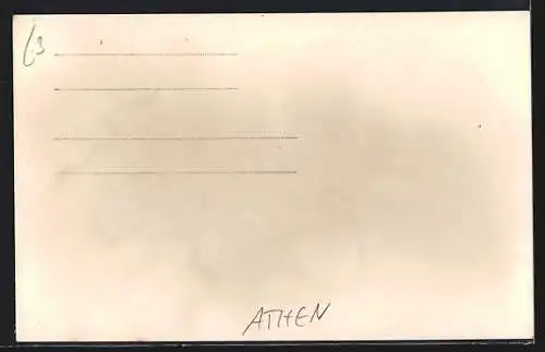 Foto-AK Athens, View from the Acropolis showing the Stadium and the Temple of Jupiter