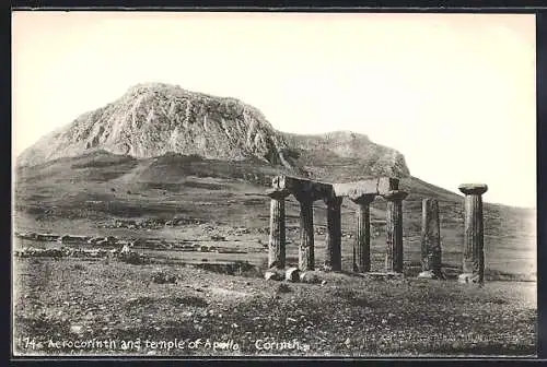 AK Corinth, Acrocorinth and temple of Apollo