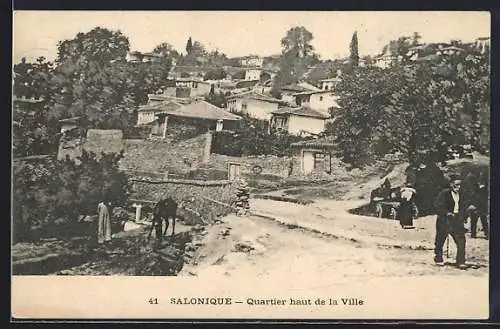AK Salonique, Quartier haut de la Ville