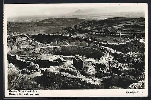 AK Mycènes, Six tombeaux royaux