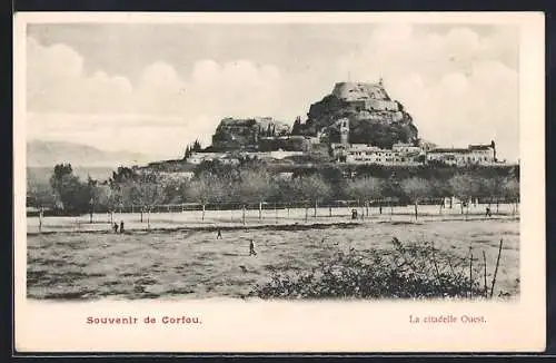 AK Corfou, La citadelle Ouest