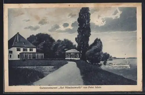 AK Meerbusch, Gartenrestaurant Gut Mönchenwerth