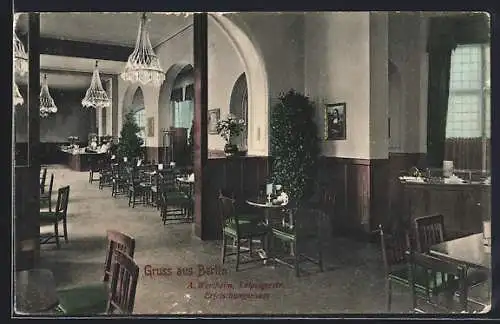 AK Berlin, Warenhaus A. Wertheim an der Leipziger Strasse