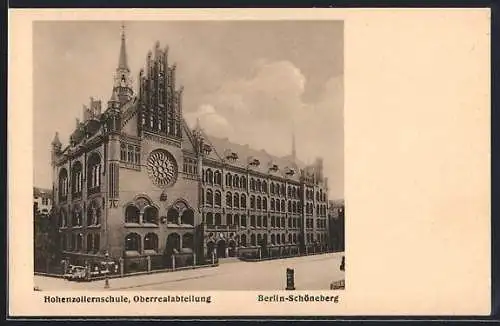 AK Berlin-Schöneberg, Hohenzollernschule, Oberrealabteilung