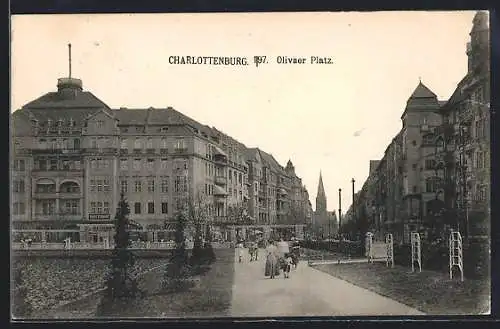 AK Berlin-Charlottenburg, Olivaer Platz