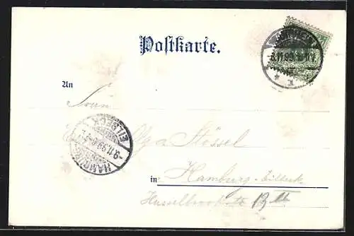 AK Mannheim, Blick auf Platz, D`r Lorenz