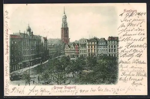 AK Hamburg-Neustadt, Grosser Neumarkt