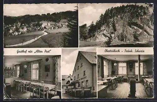 AK Obertrubach /Fränk. Schweiz, Gasthof zur Alten Post, Innenansichten