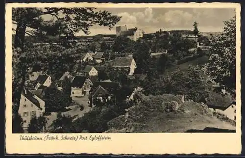 AK Thuisbrunn /Egloffstein, Teilansicht mit Strassenpartie