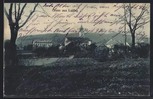 AK Lalling, Blick zum Ort