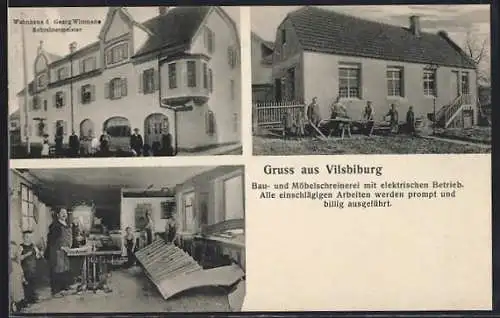 AK Vilsbiburg, Wohnhaus und Schreinerei Georg Wittmann