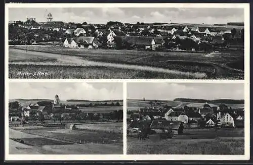 AK Rohr /Ndb., Ortsansichten von der Weide und dem Feld aus