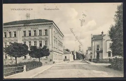 AK Pfarrkirchen, Strasse an der Knabenschule