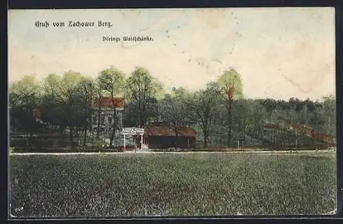 AK Ketzin /Havel, Restaurant Dörings Waldschänke am Zachower Berg