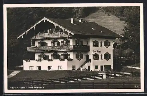AK Bad Wiessee, Blick zum Hotel Astoria