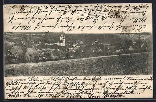 AK Emskirchen, Blick auf die Ortschaft