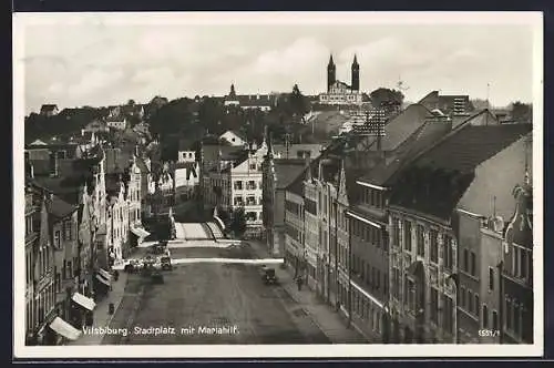AK Vilsbiburg, Stadtplatz mit Mariahilf
