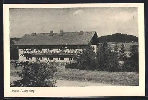 AK Auersbergsreut /Haidmühle, Pension Haus Auersperg, Bes. Tony Schaffert