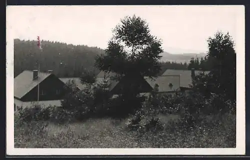 AK Passau, Blick auf die Waldschule Neustift, Bes. Hans Schemm