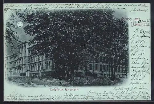 Mondschein-AK Darmstadt, Partie an der Technischen Hochschule